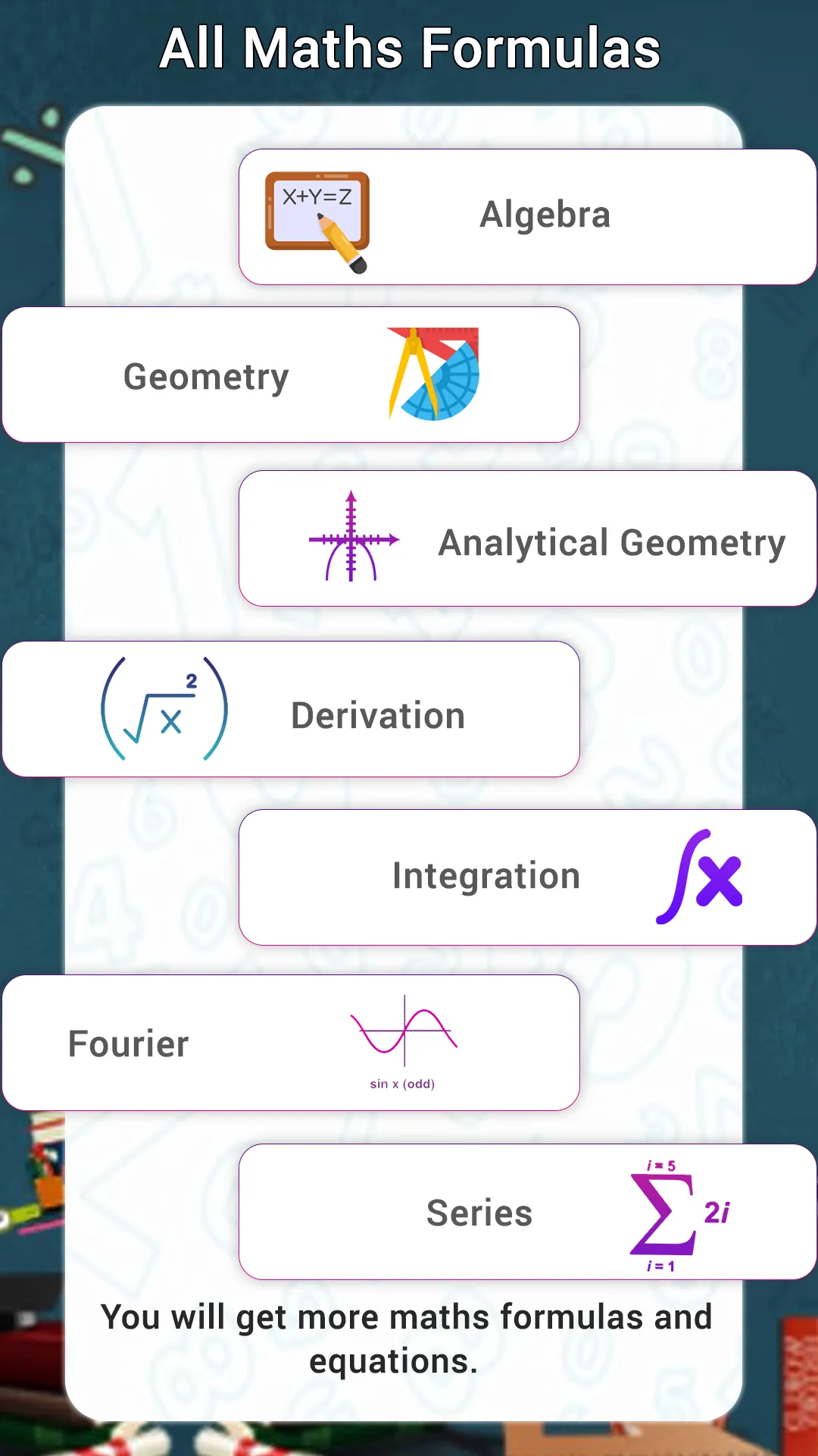 All Math Formulas app - AI | Indus Appstore | Screenshot