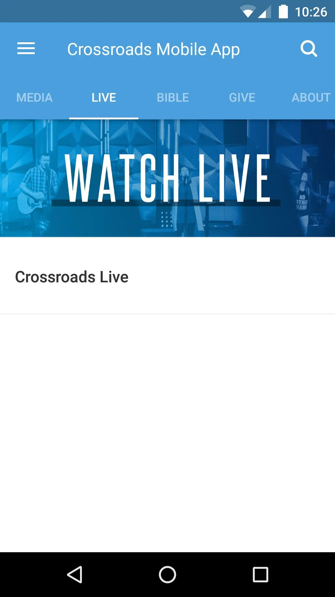 Crossroads Mobile App | Indus Appstore | Screenshot