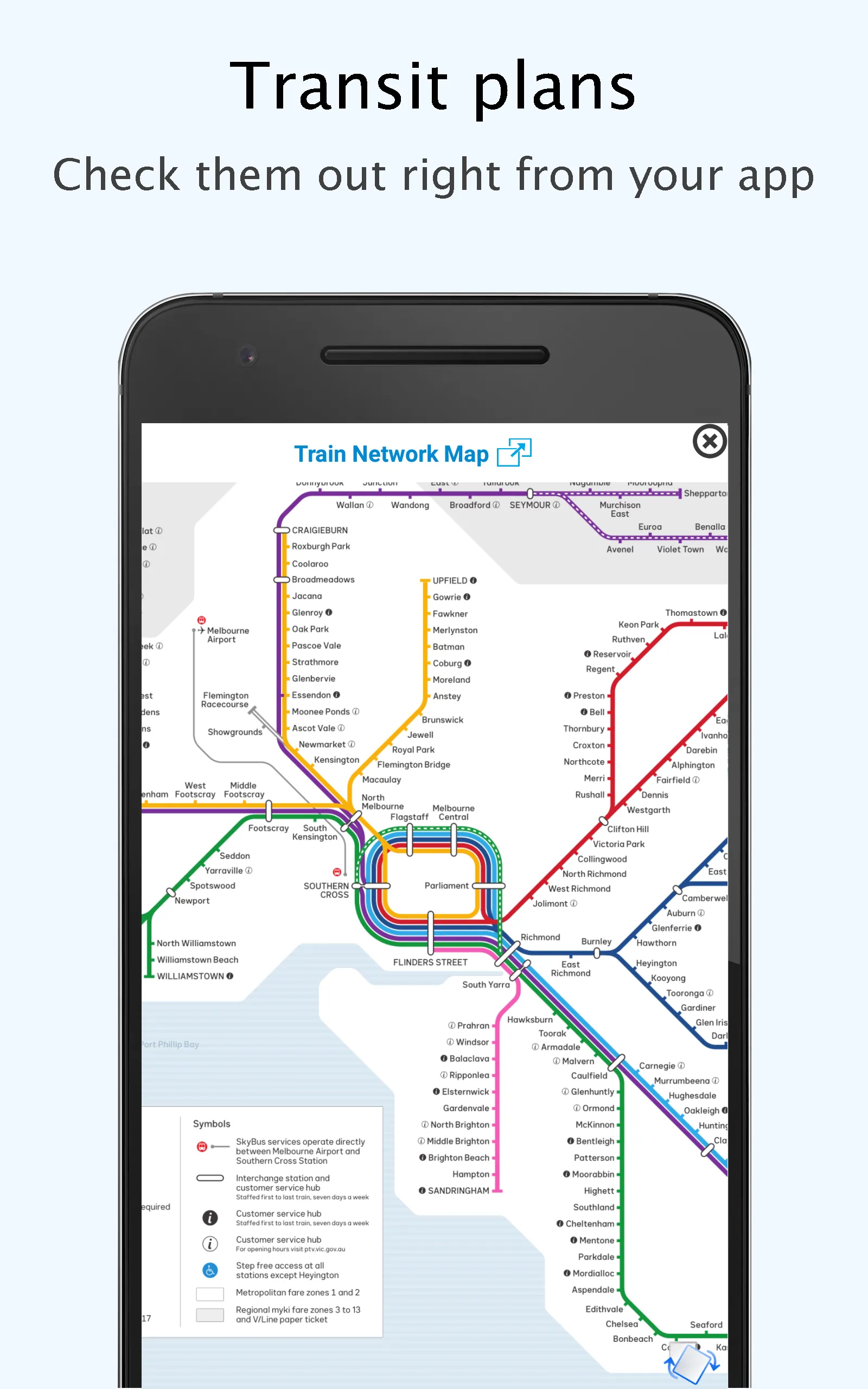 Melbourne Public Transit | Indus Appstore | Screenshot