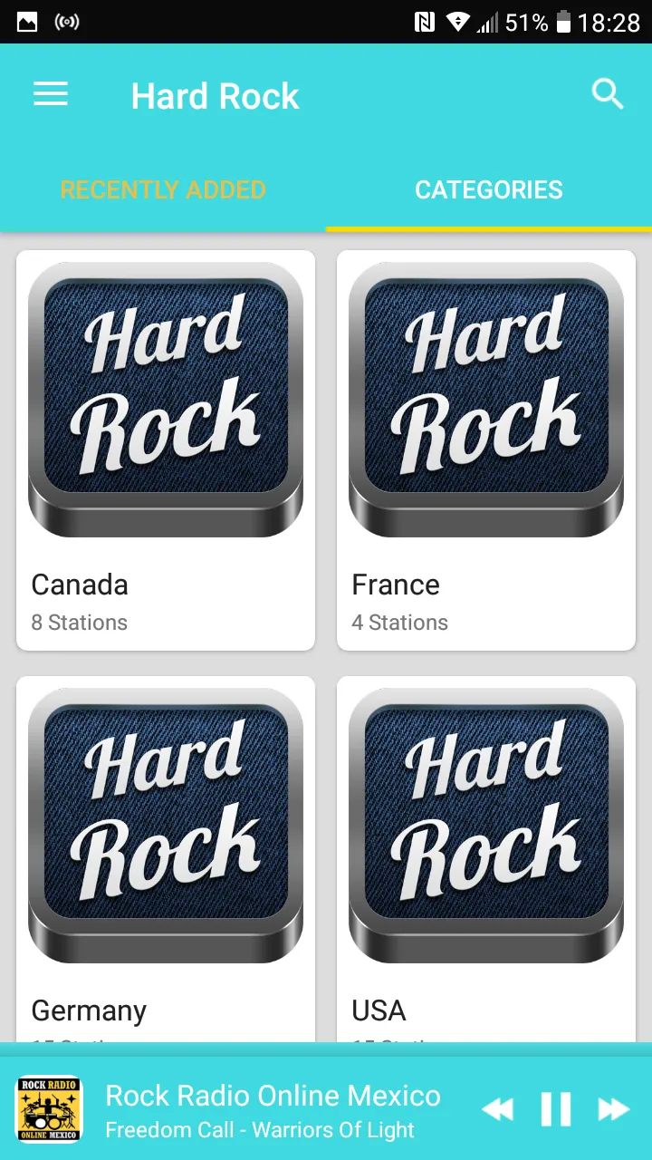 Hard rock radios | Indus Appstore | Screenshot