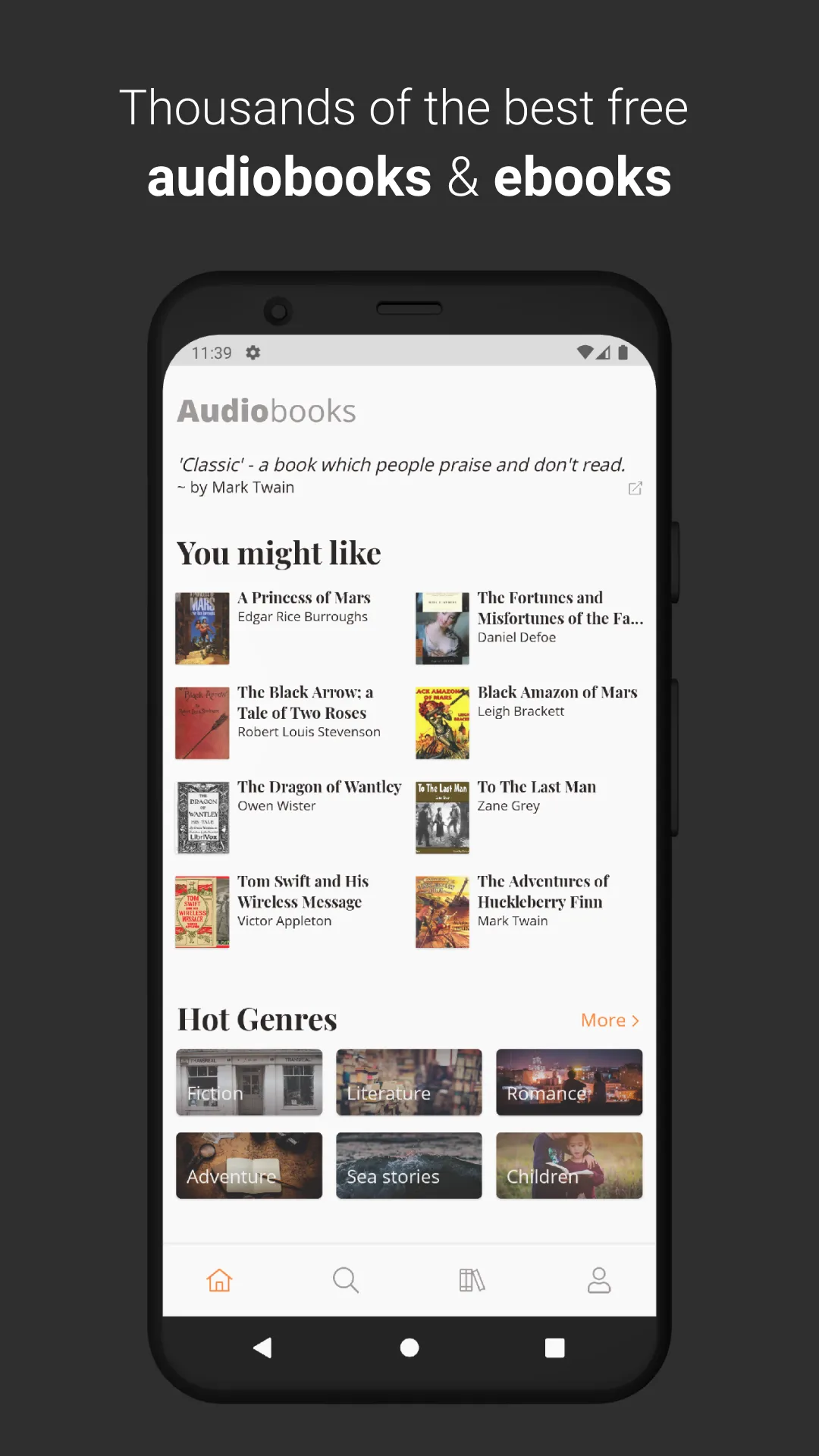 Open Audiobooks and eBooks | Indus Appstore | Screenshot