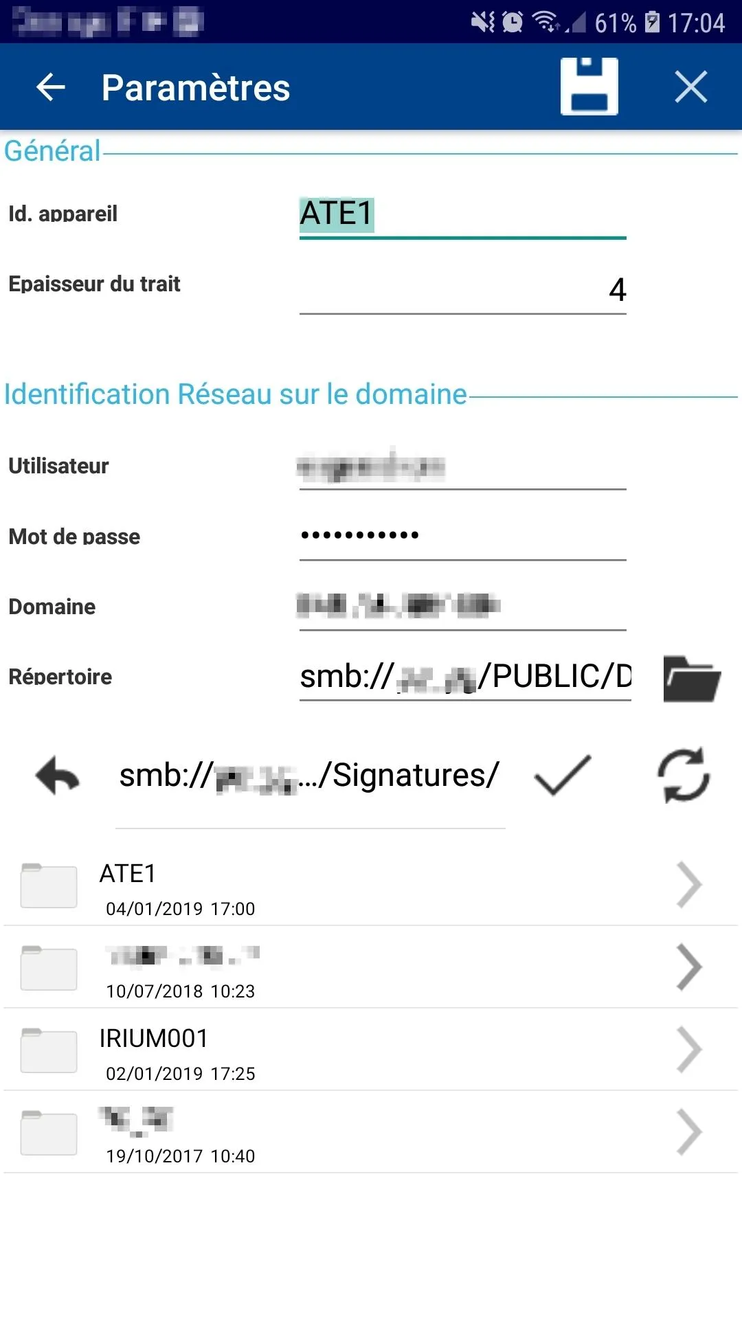 iMob® Sign pour ERP iPRO | Indus Appstore | Screenshot