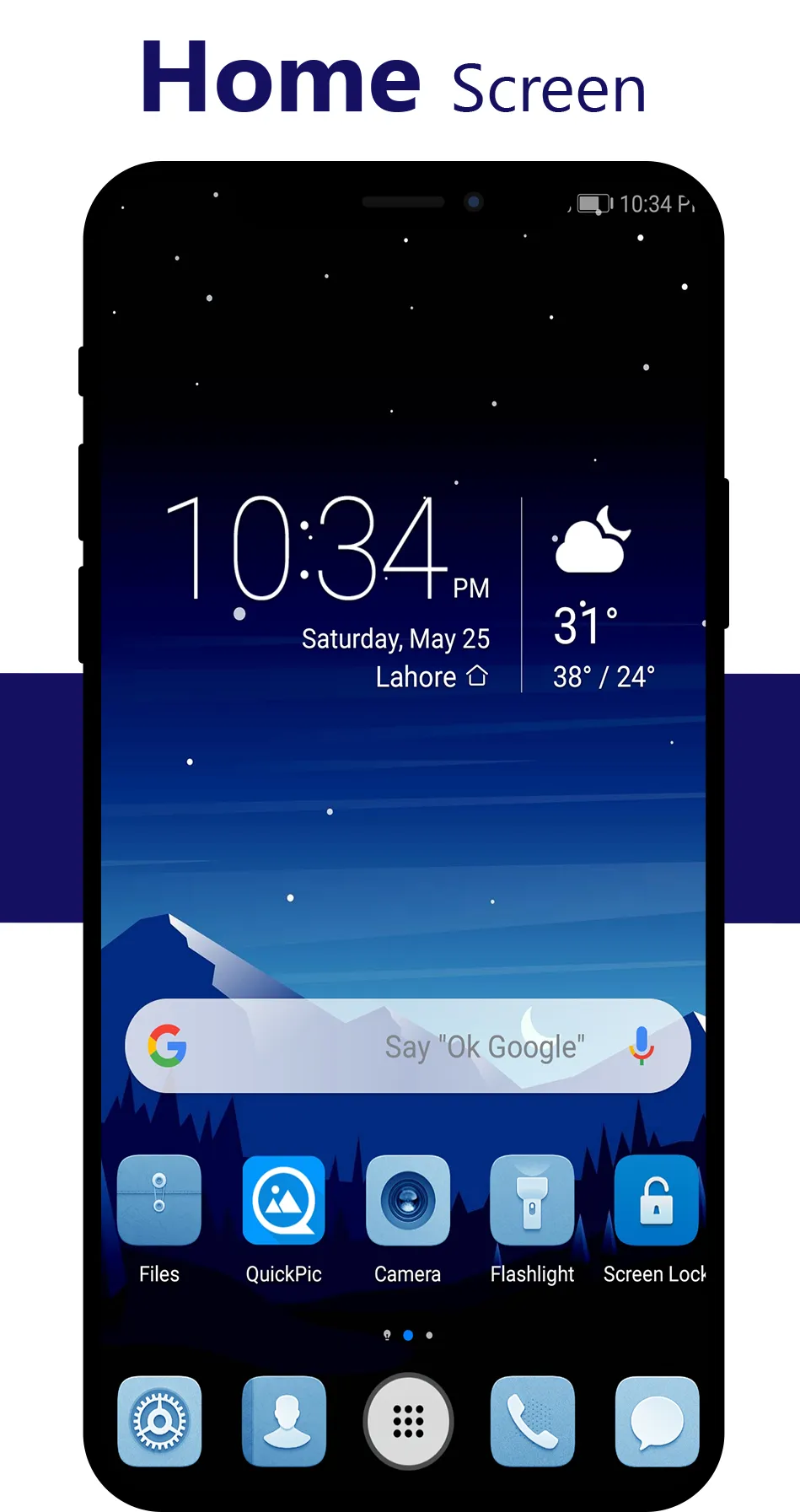 Blue Theme for Huawei Emui | Indus Appstore | Screenshot