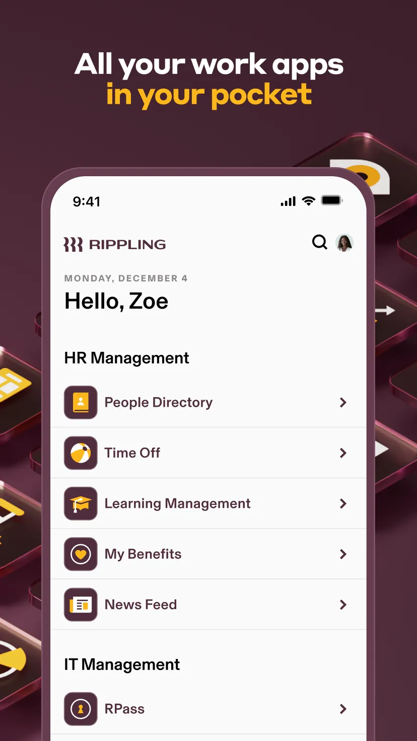 Rippling - HR, IT & Finance | Indus Appstore | Screenshot