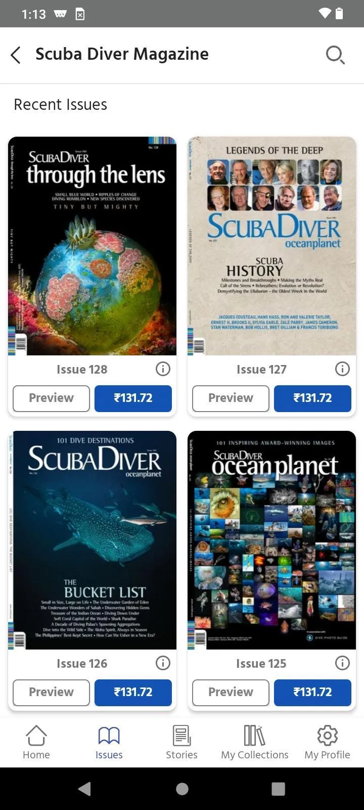 Scuba Diver Magazine | Indus Appstore | Screenshot