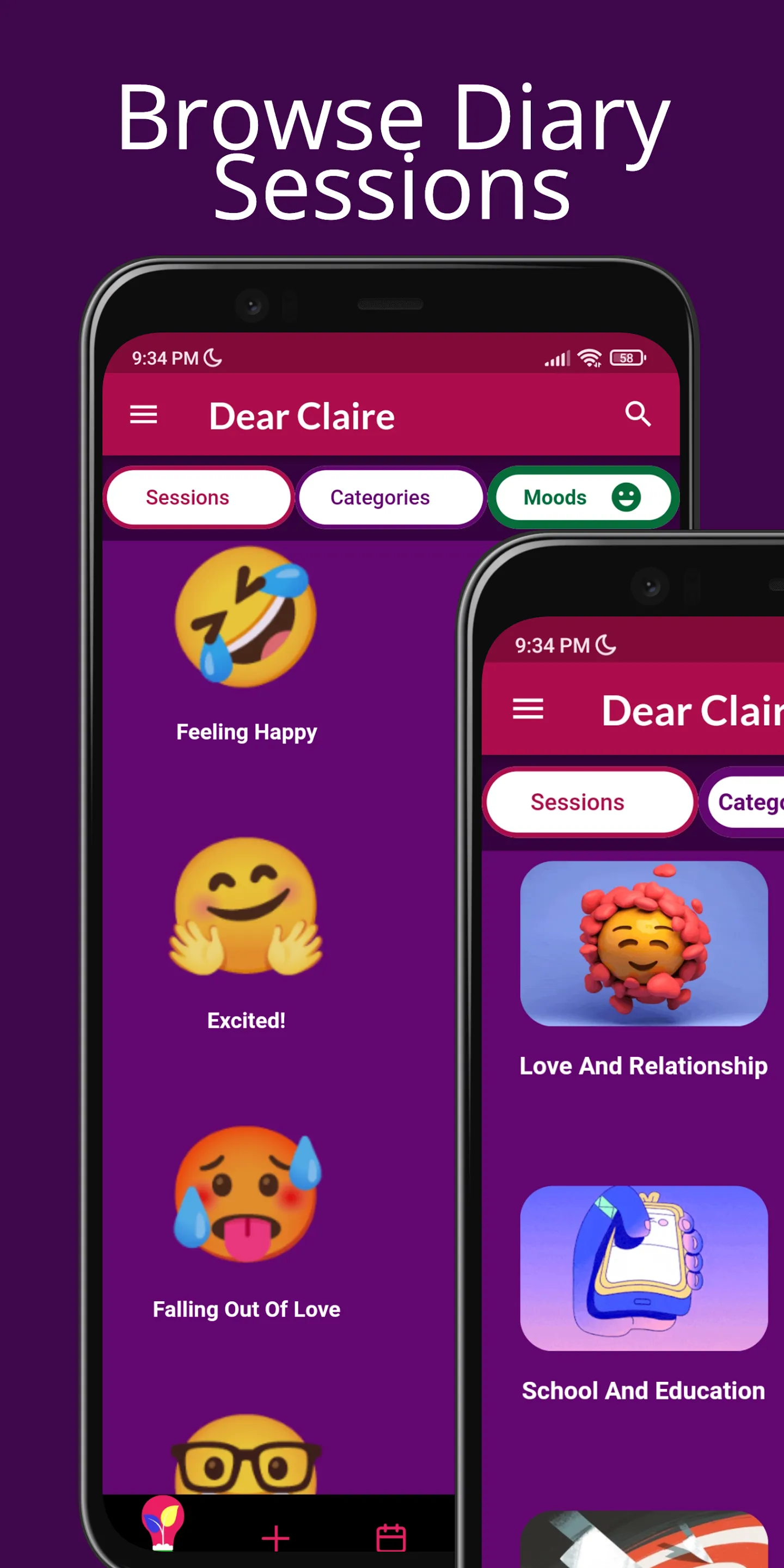 Dear Claire -Secret Diary Chat | Indus Appstore | Screenshot