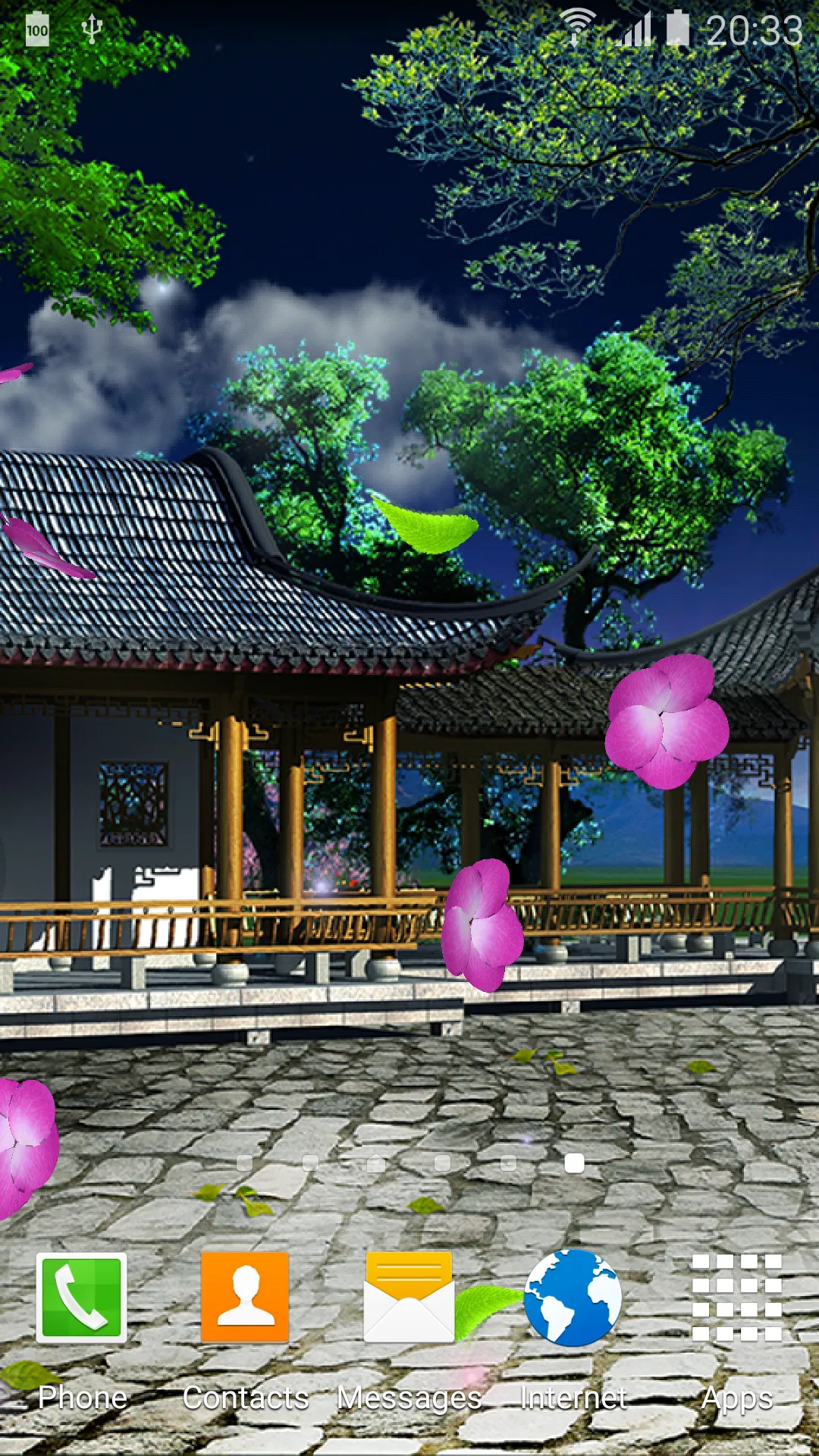 Oriental Garden Live Wallpaper | Indus Appstore | Screenshot