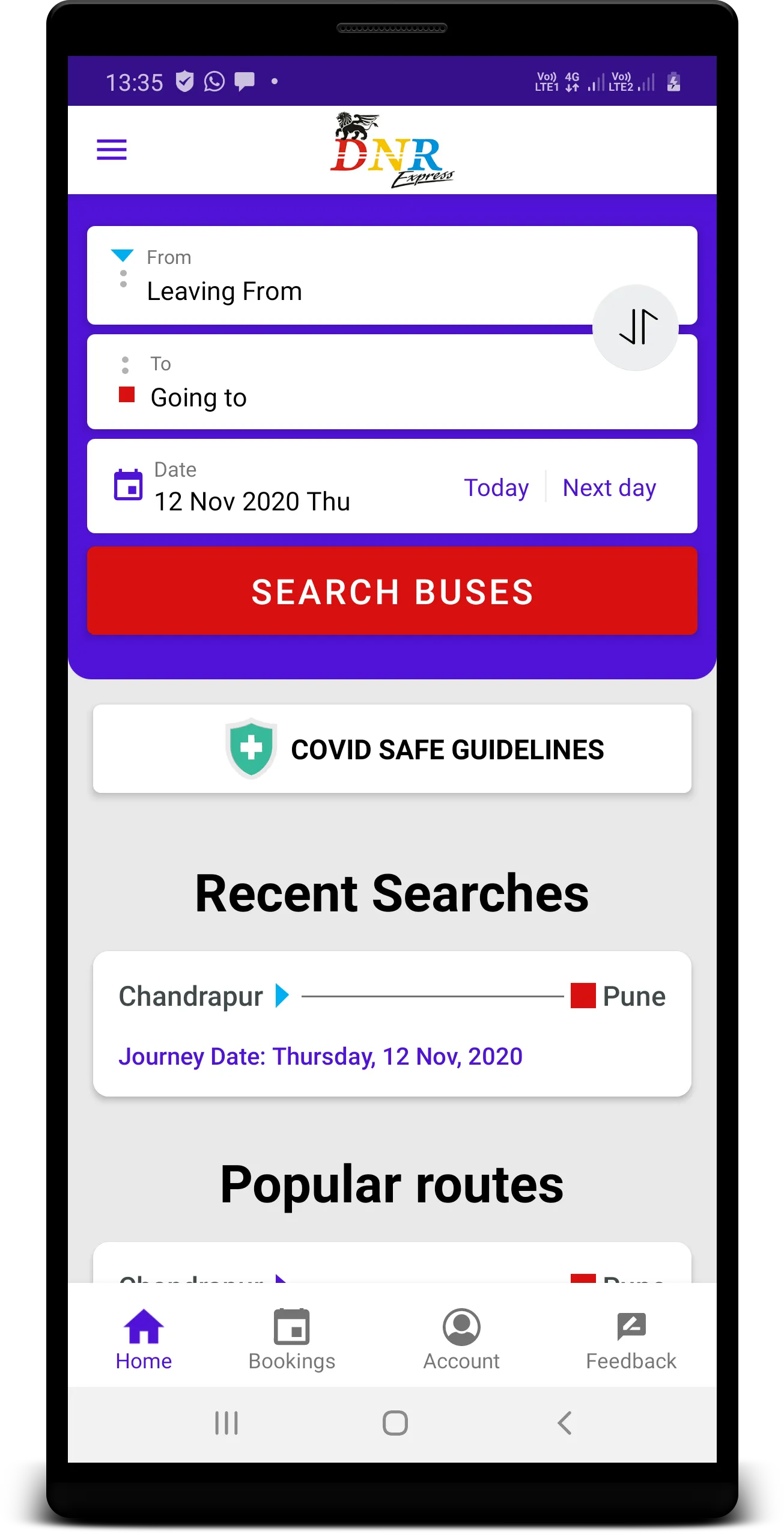 DNR Express | Indus Appstore | Screenshot