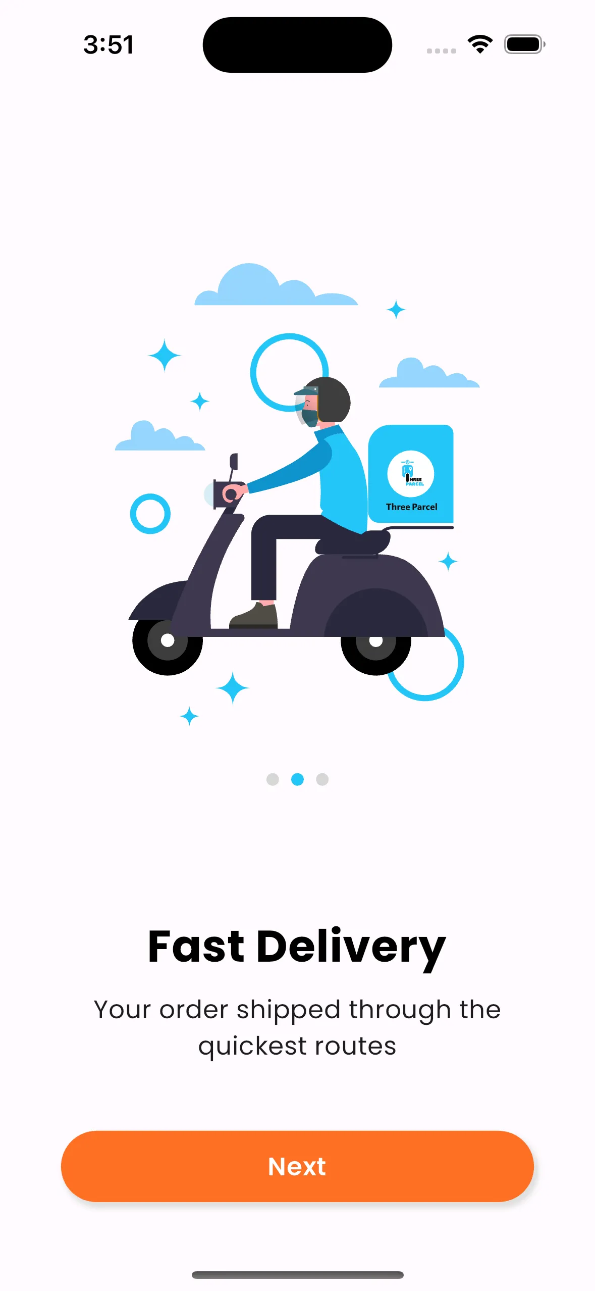 Three Parcel - Delivery | Indus Appstore | Screenshot