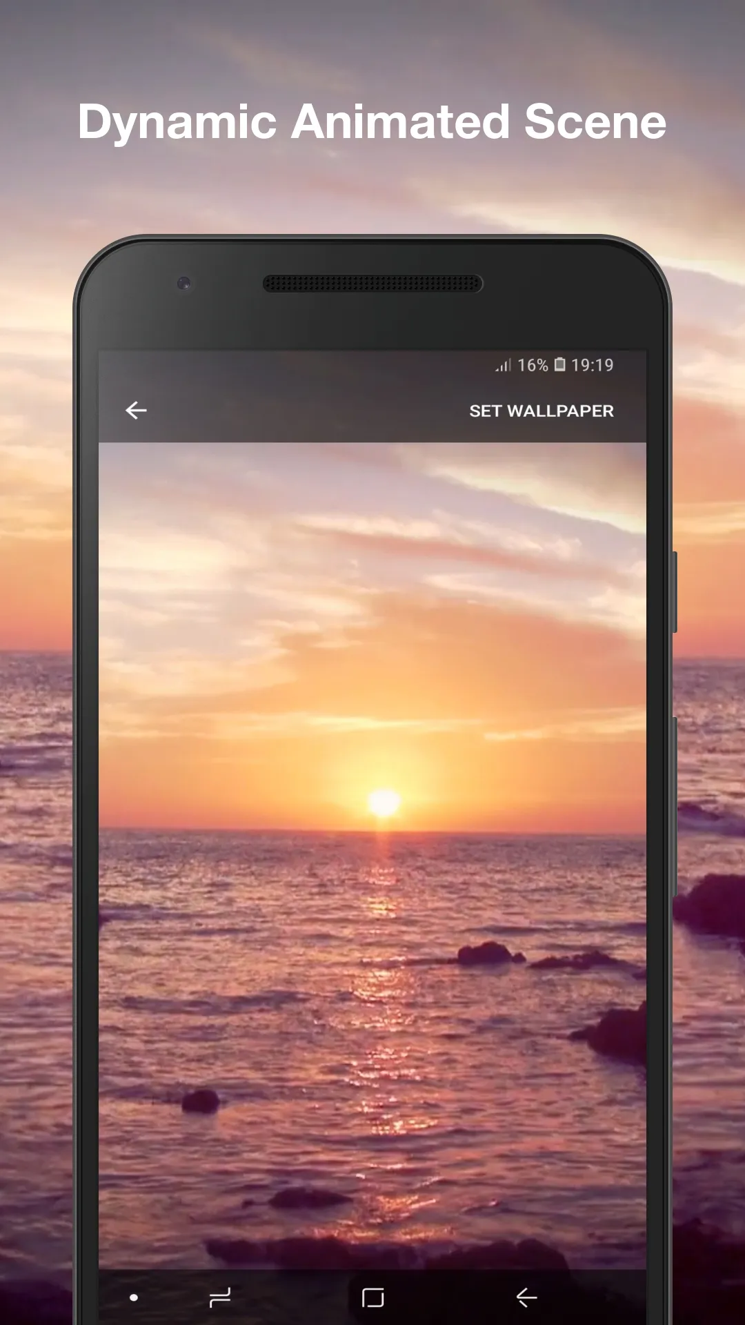 Beach Sunrise Live Wallpaper | Indus Appstore | Screenshot