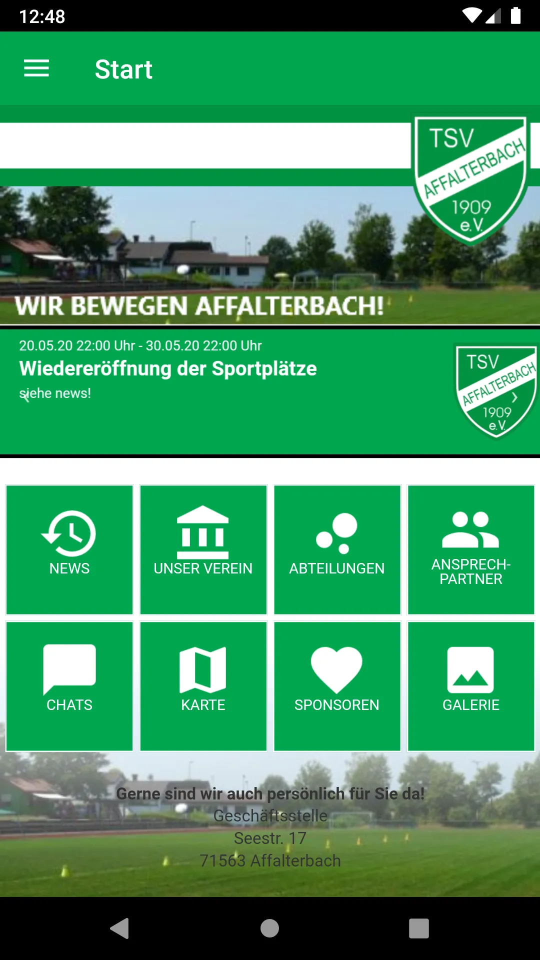 TSV 1909 Affalterbach | Indus Appstore | Screenshot