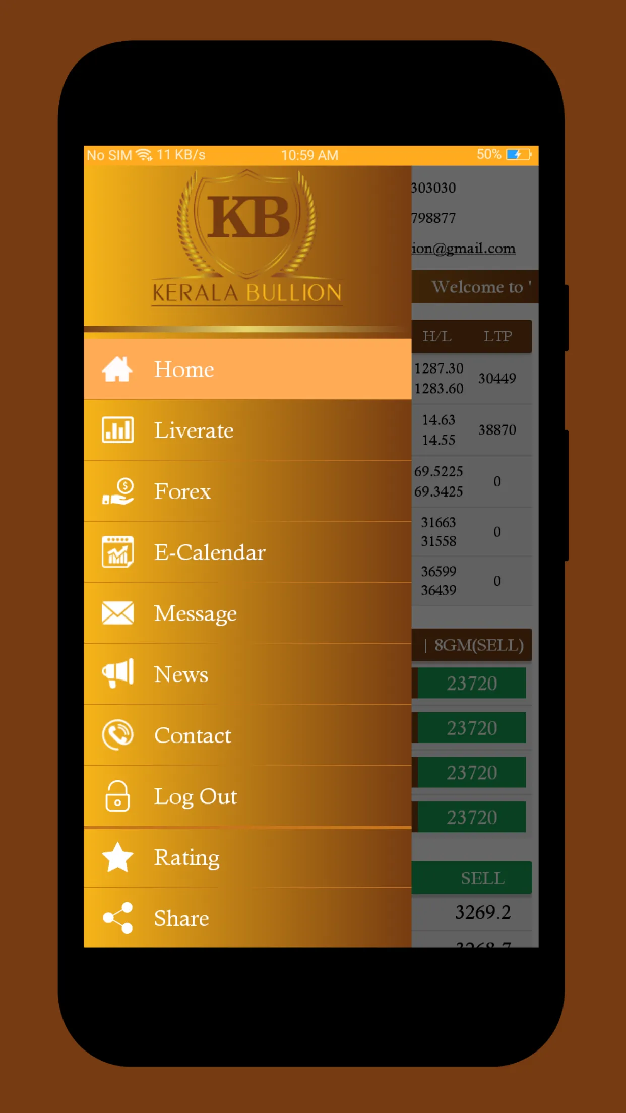 Kerala Bullion | Indus Appstore | Screenshot