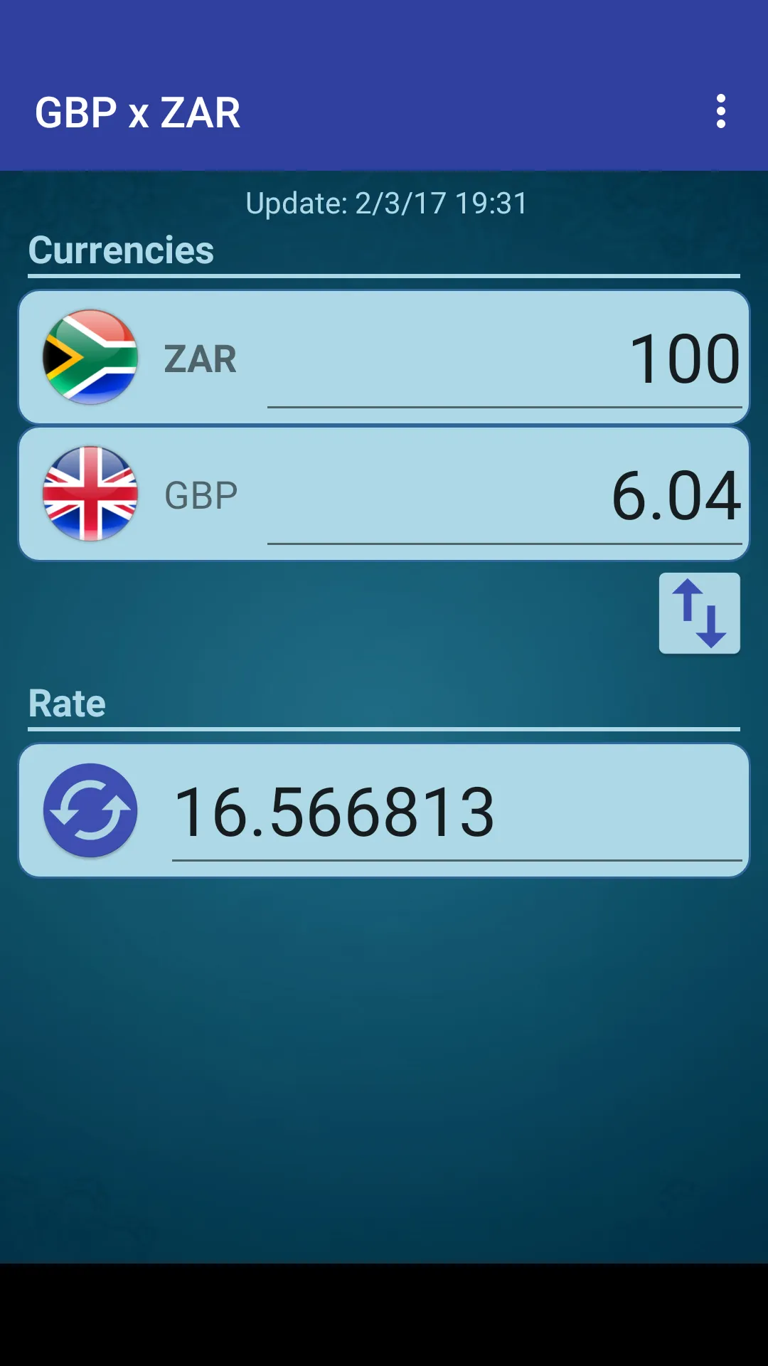 Pound GBP x South African Rand | Indus Appstore | Screenshot