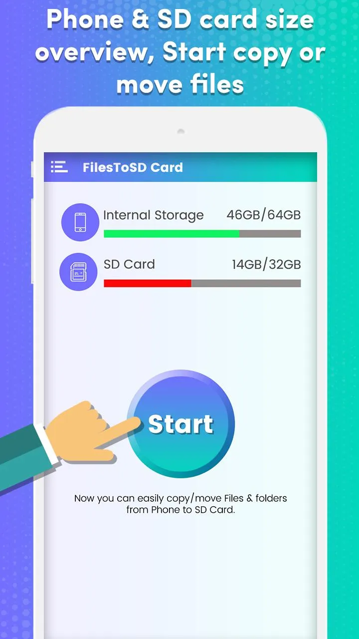 Transfer phone to SD Card – Fi | Indus Appstore | Screenshot