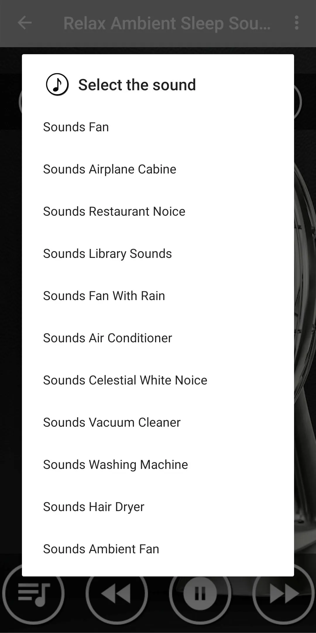 Ambient Noise Fan Sound Sleep | Indus Appstore | Screenshot