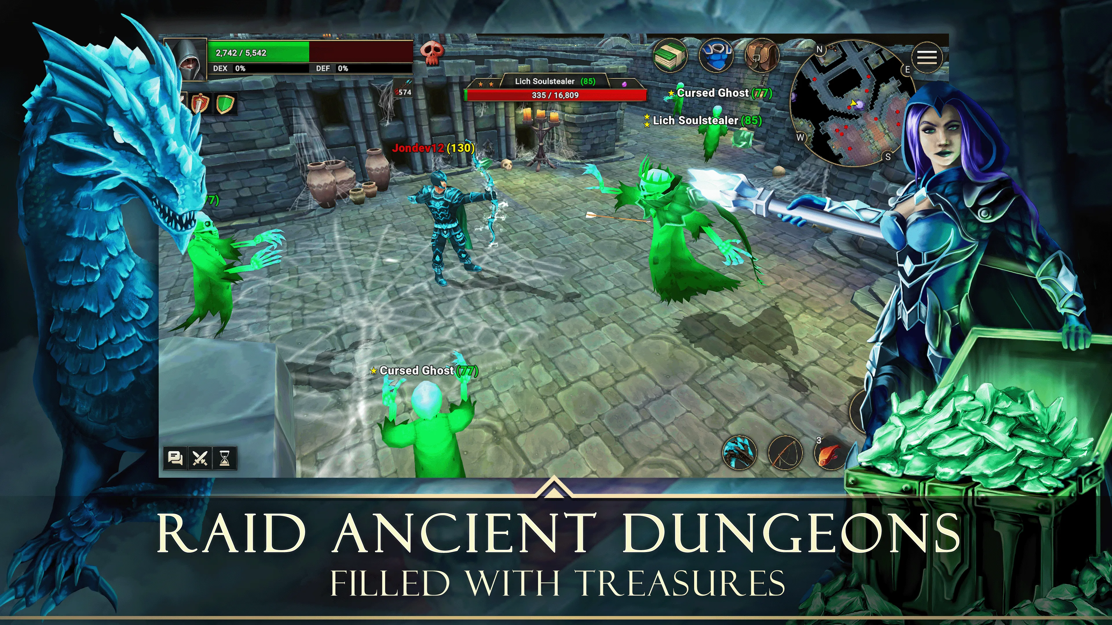 Ancients Reborn: MMO RPG | Indus Appstore | Screenshot