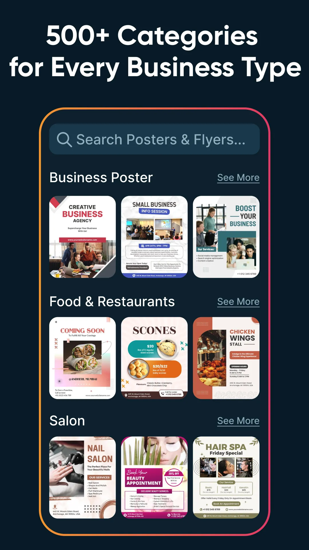 Poster Maker, Flyer Maker | Indus Appstore | Screenshot