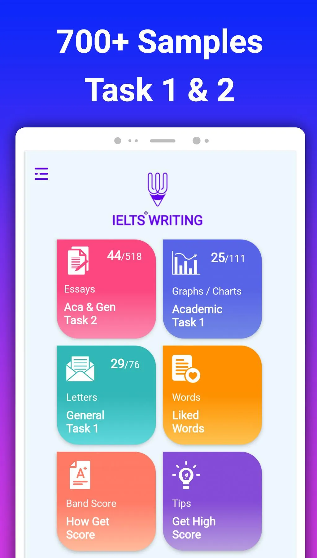 IELTS® Writing : Essays & Test | Indus Appstore | Screenshot