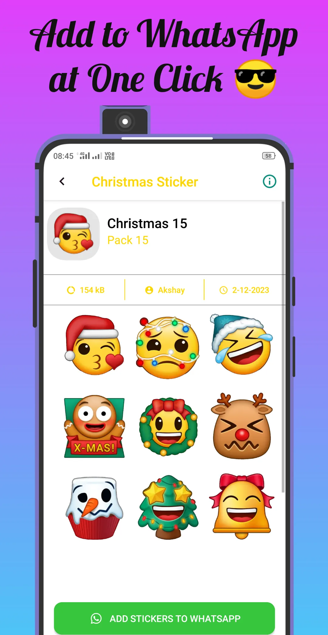 Christmas Sticker for Girls | Indus Appstore | Screenshot