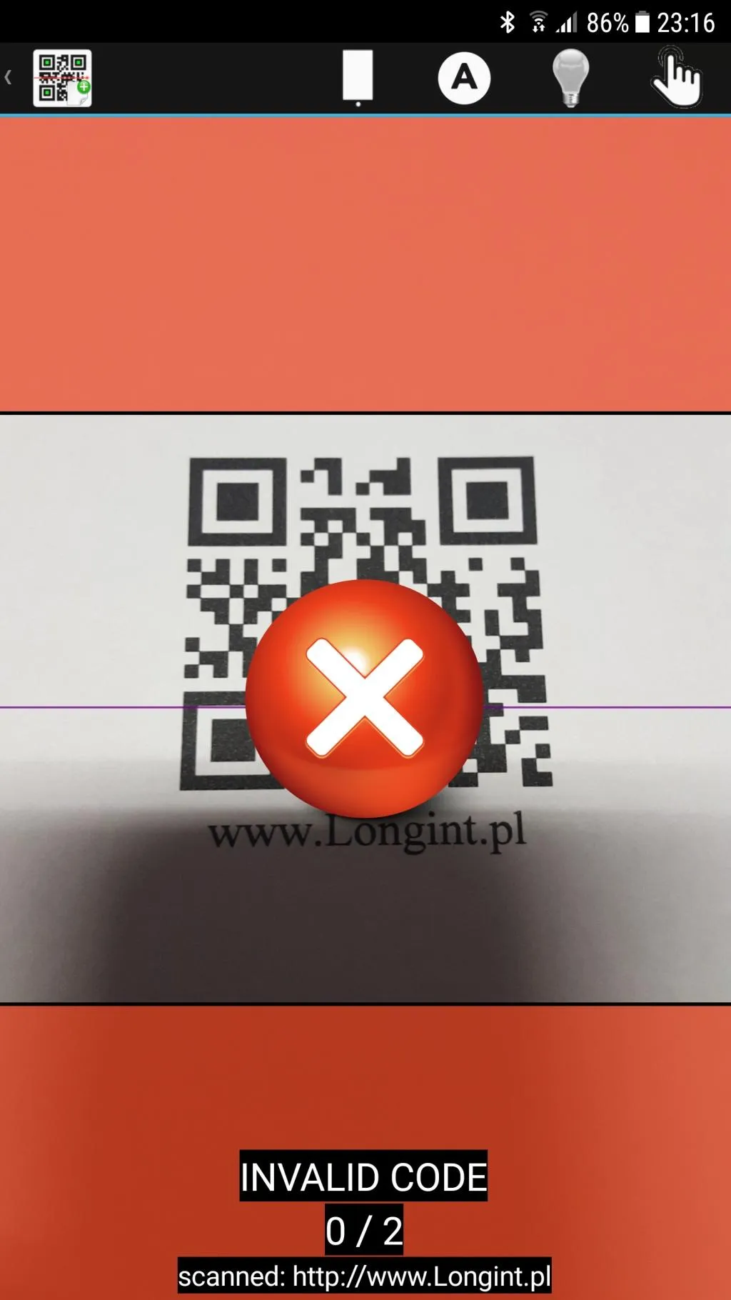 LoMag Ticket scanner - Control | Indus Appstore | Screenshot