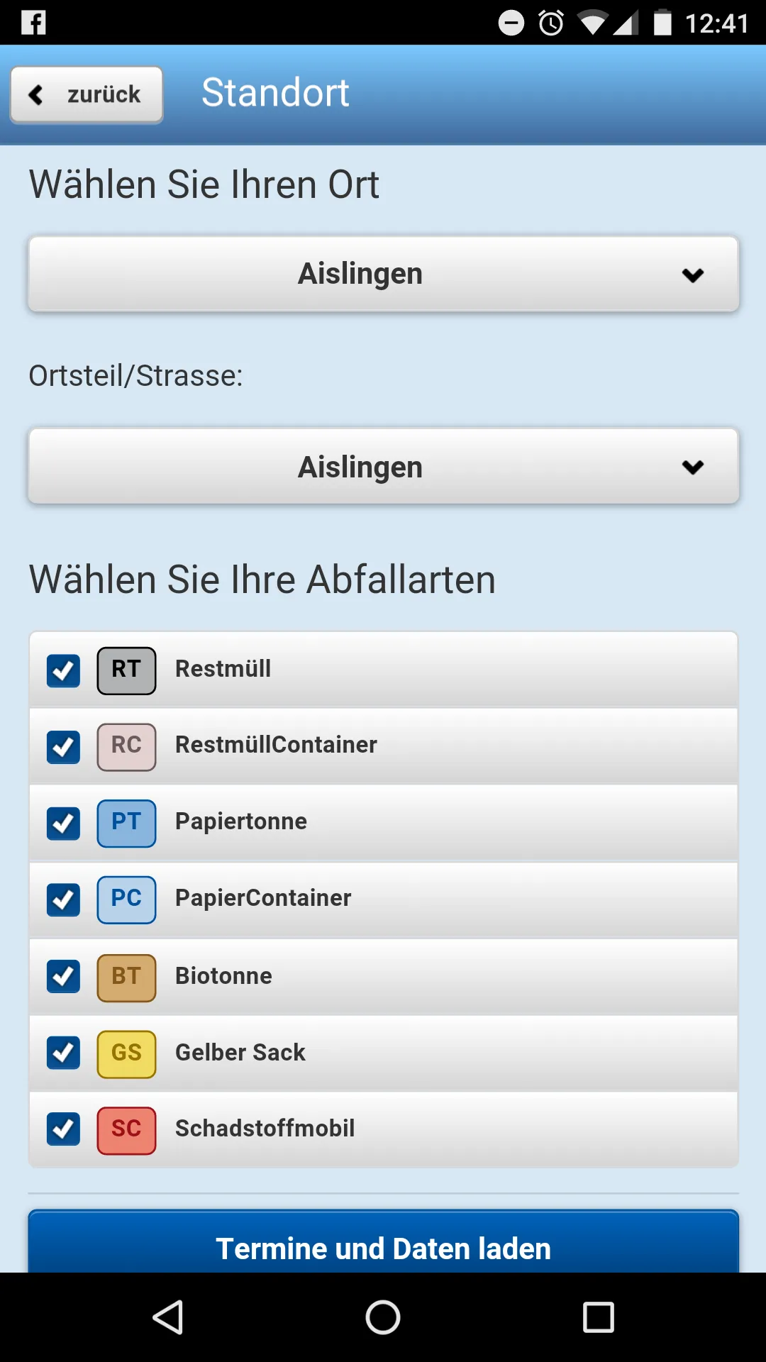 AWV-Nordschwaben Abfall-App | Indus Appstore | Screenshot