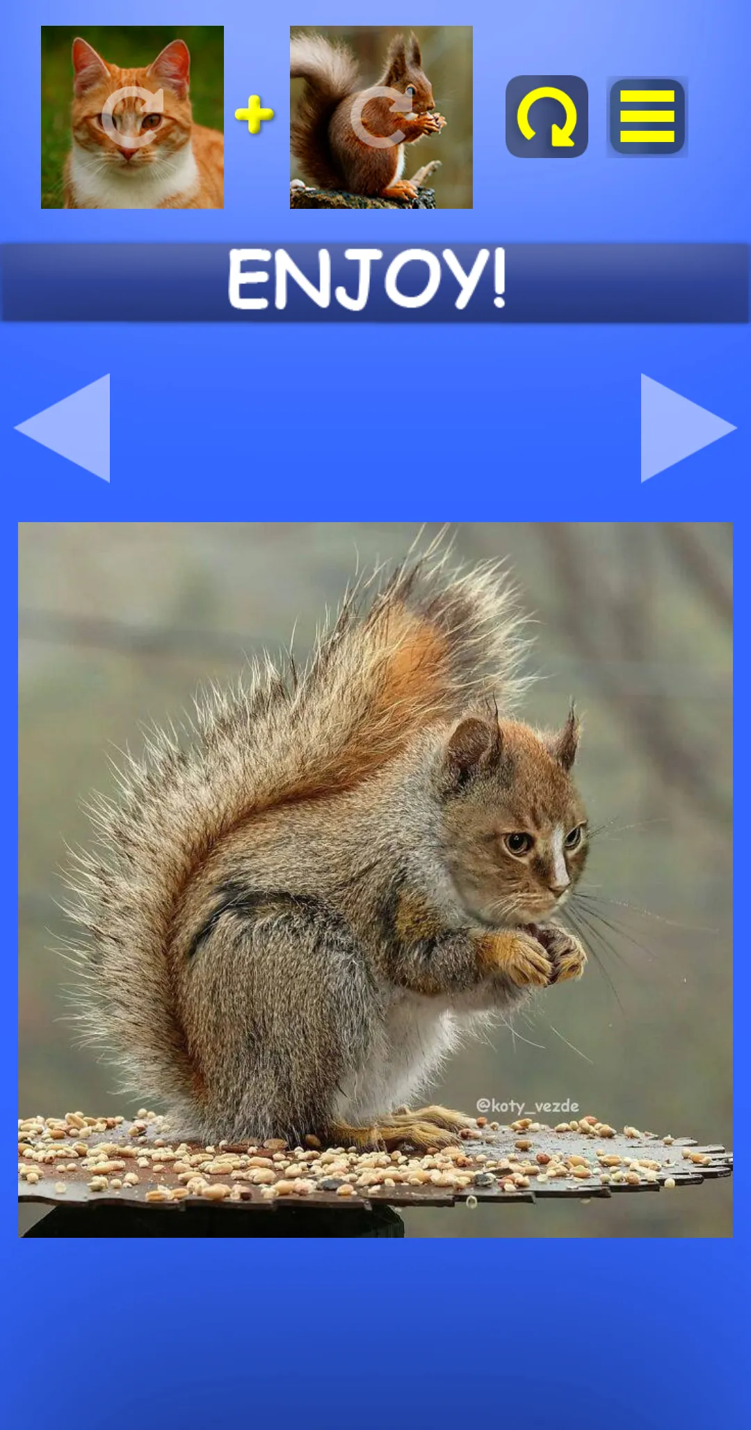 Mix Aminals. Animal morphing | Indus Appstore | Screenshot