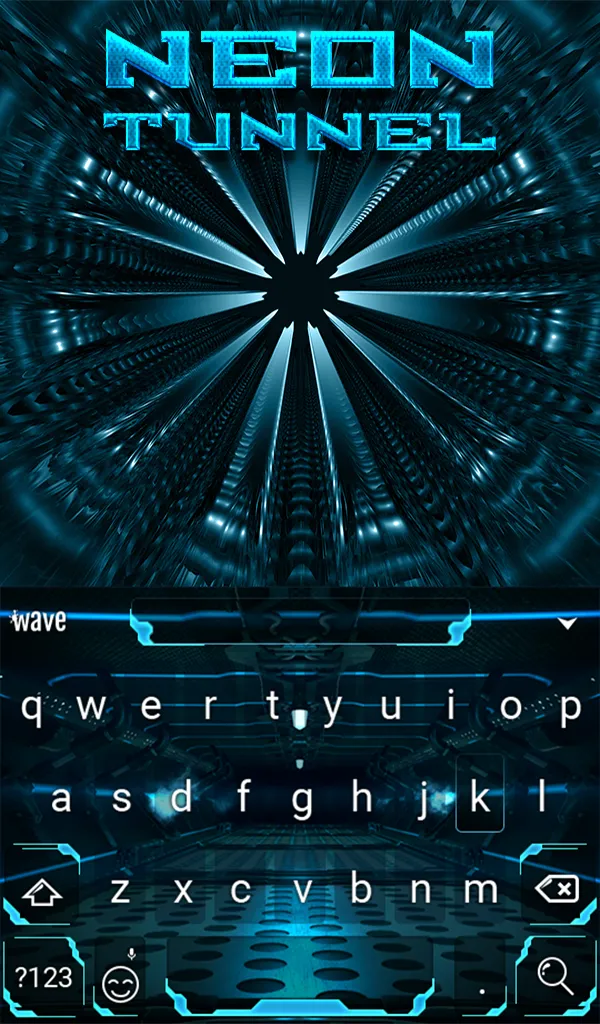 Tunnel Animated Keyboard | Indus Appstore | Screenshot