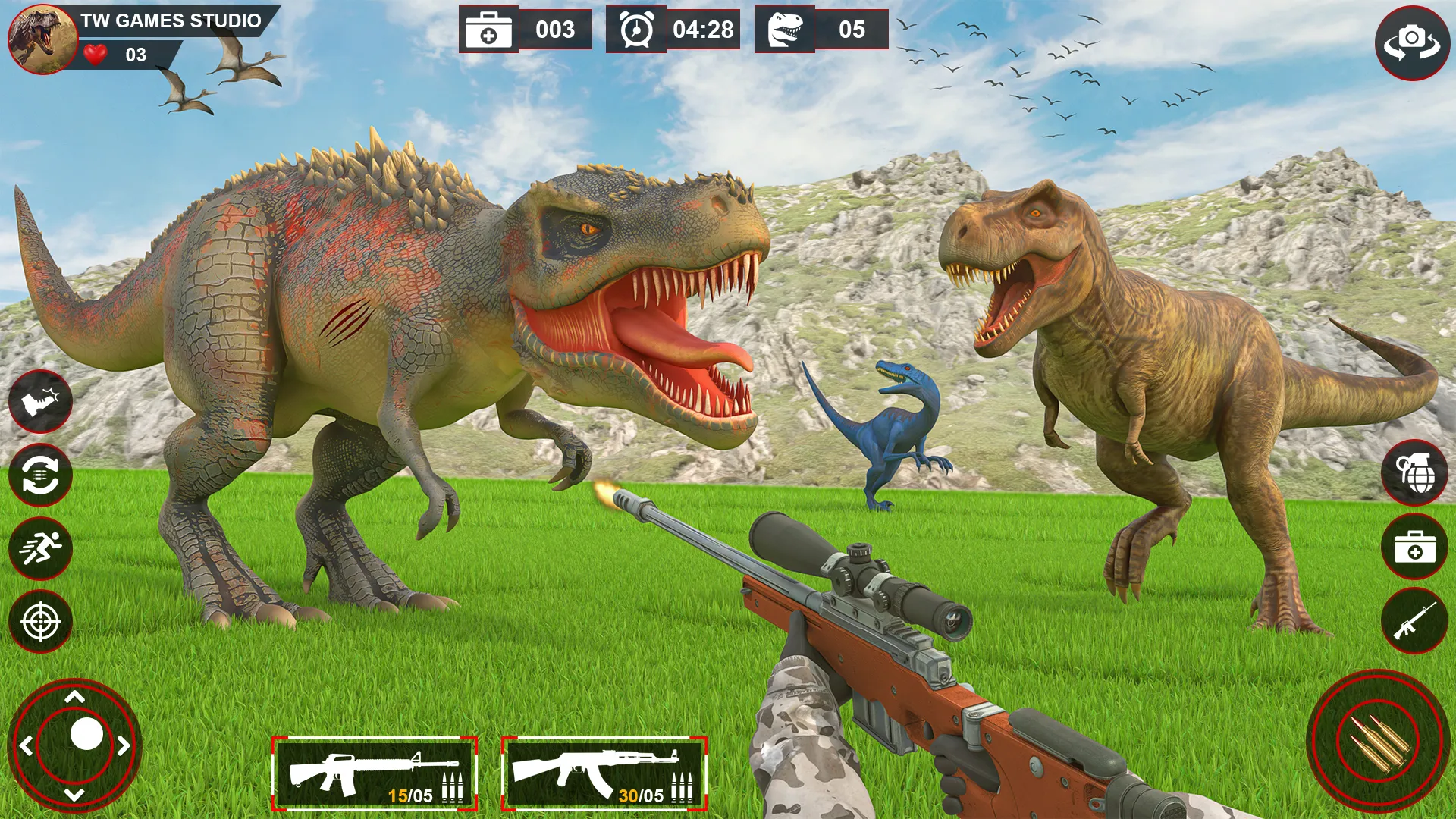 Wild Dino Hunting Animal Games | Indus Appstore | Screenshot