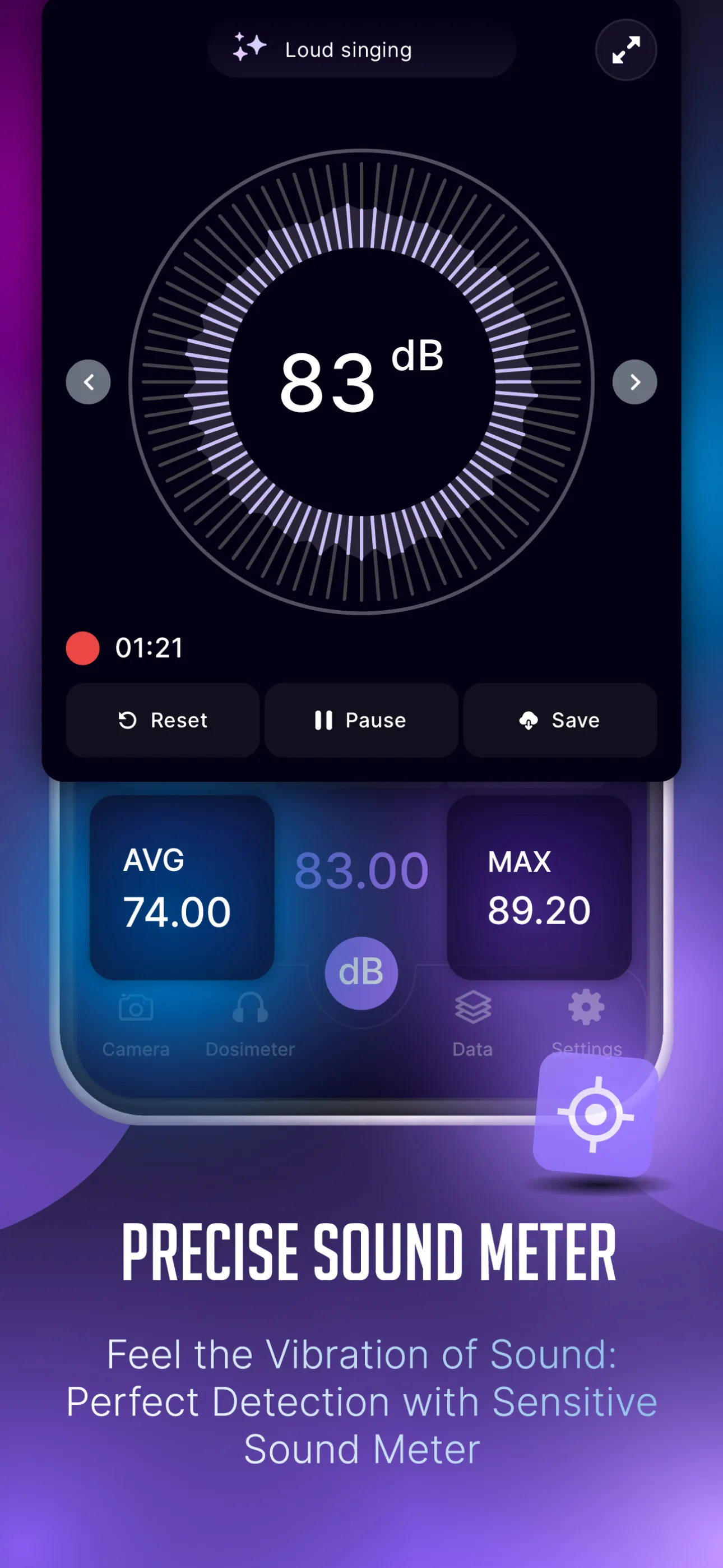 Decibel Meter : dB Sound Level | Indus Appstore | Screenshot