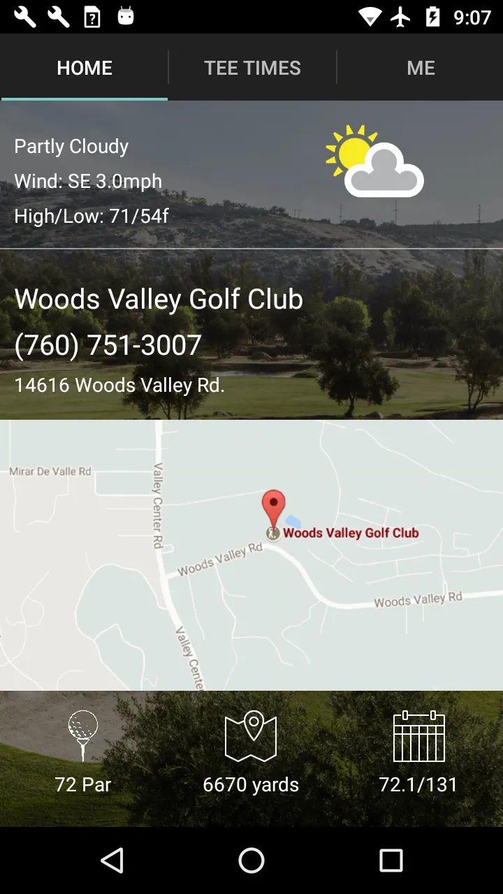 Woods Valley Golf Tee Times | Indus Appstore | Screenshot