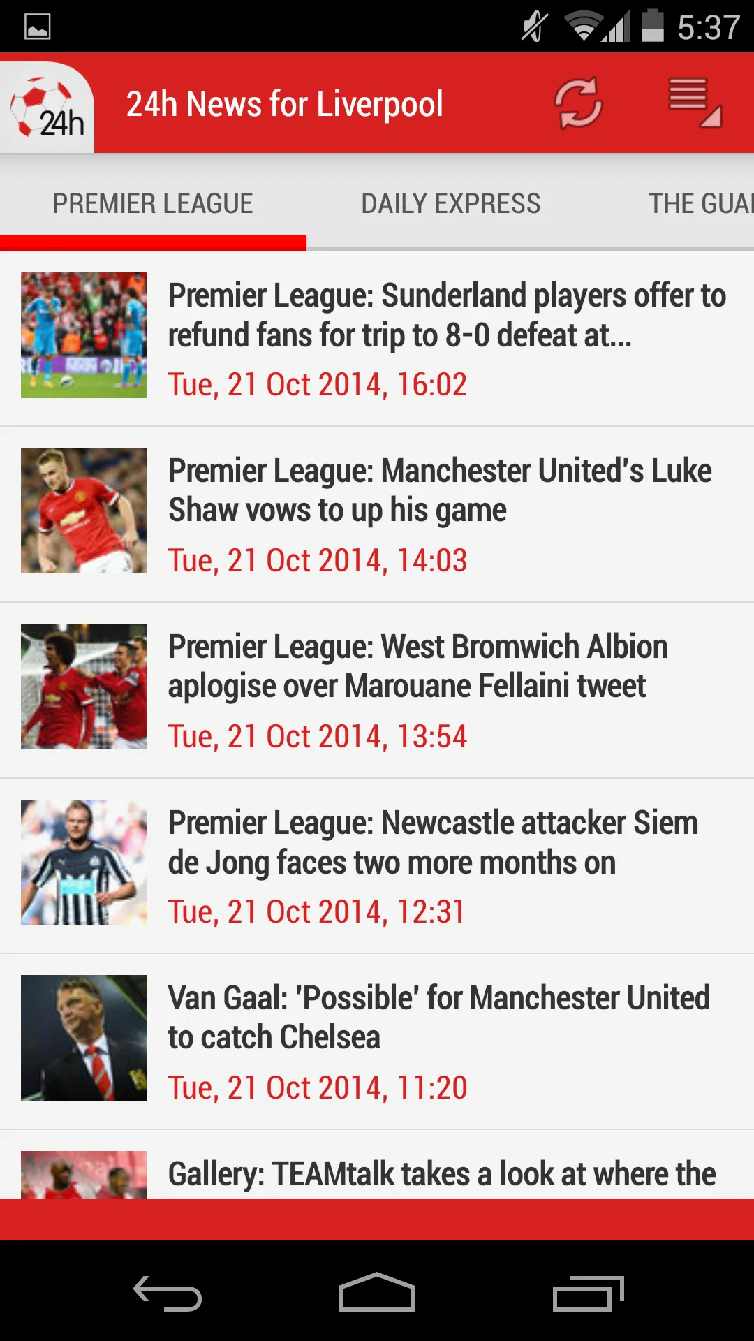 24h News for Liverpool | Indus Appstore | Screenshot