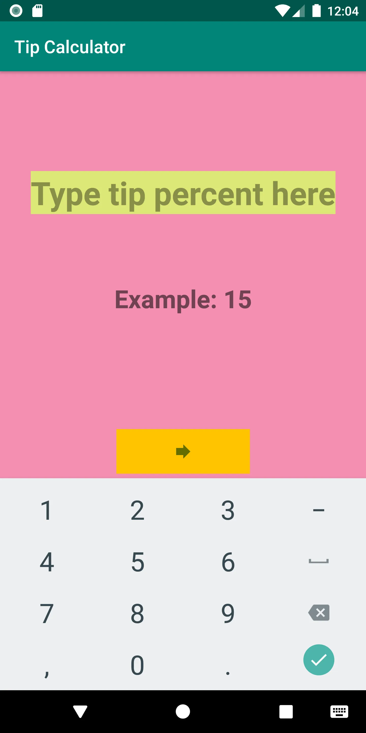 Tip calculator for seniors | Indus Appstore | Screenshot