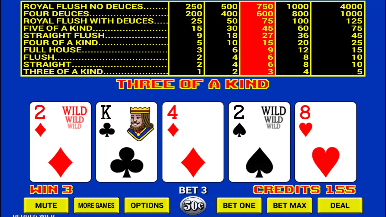 Video Poker | Indus Appstore | Screenshot