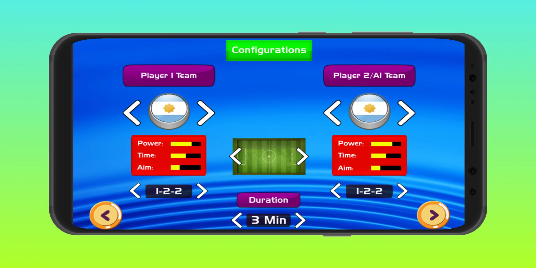 Virtual Finger Soccer | Indus Appstore | Screenshot