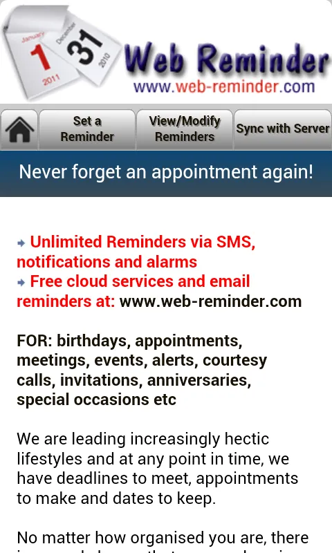 Phone Reminder | Indus Appstore | Screenshot