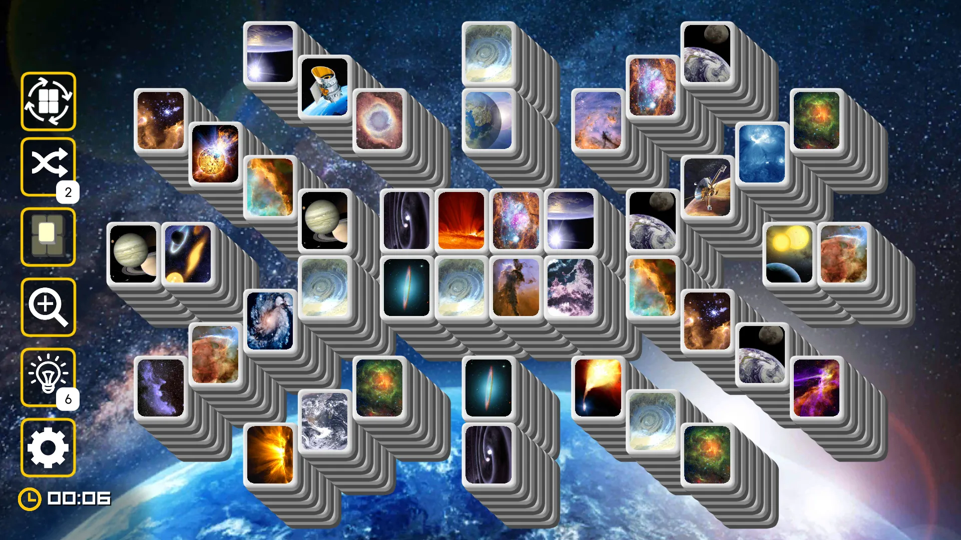 Mahjong Galaxy Space Solitaire | Indus Appstore | Screenshot