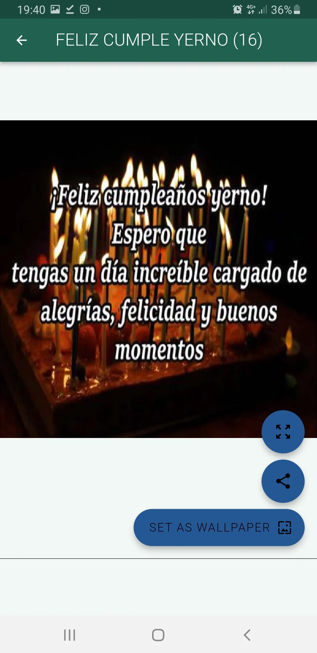 YERNO CUMPLEAÑOS FELIZ | Indus Appstore | Screenshot