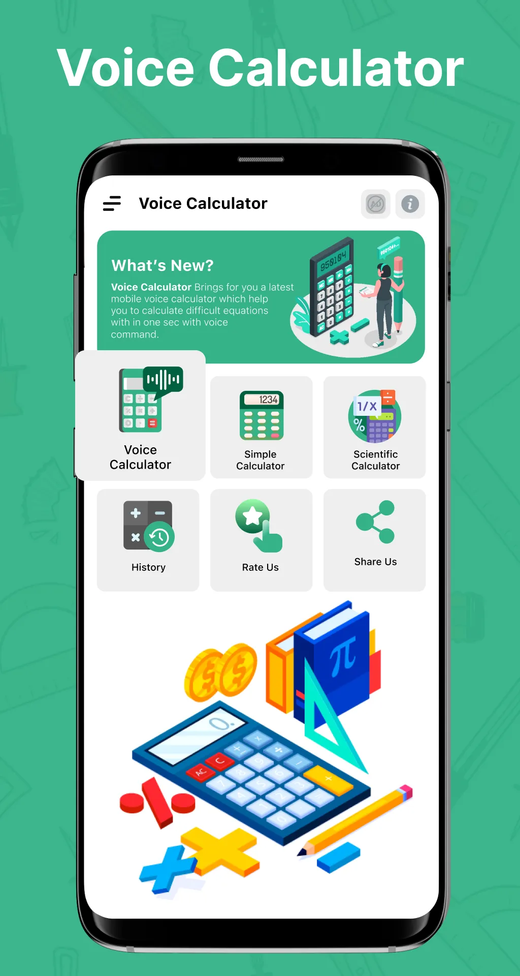 All in one Talking Calculator | Indus Appstore | Screenshot