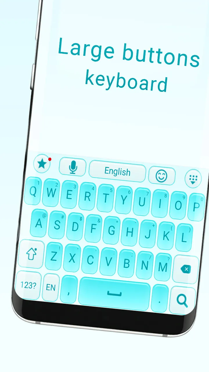 Large letter Keyboard | Indus Appstore | Screenshot