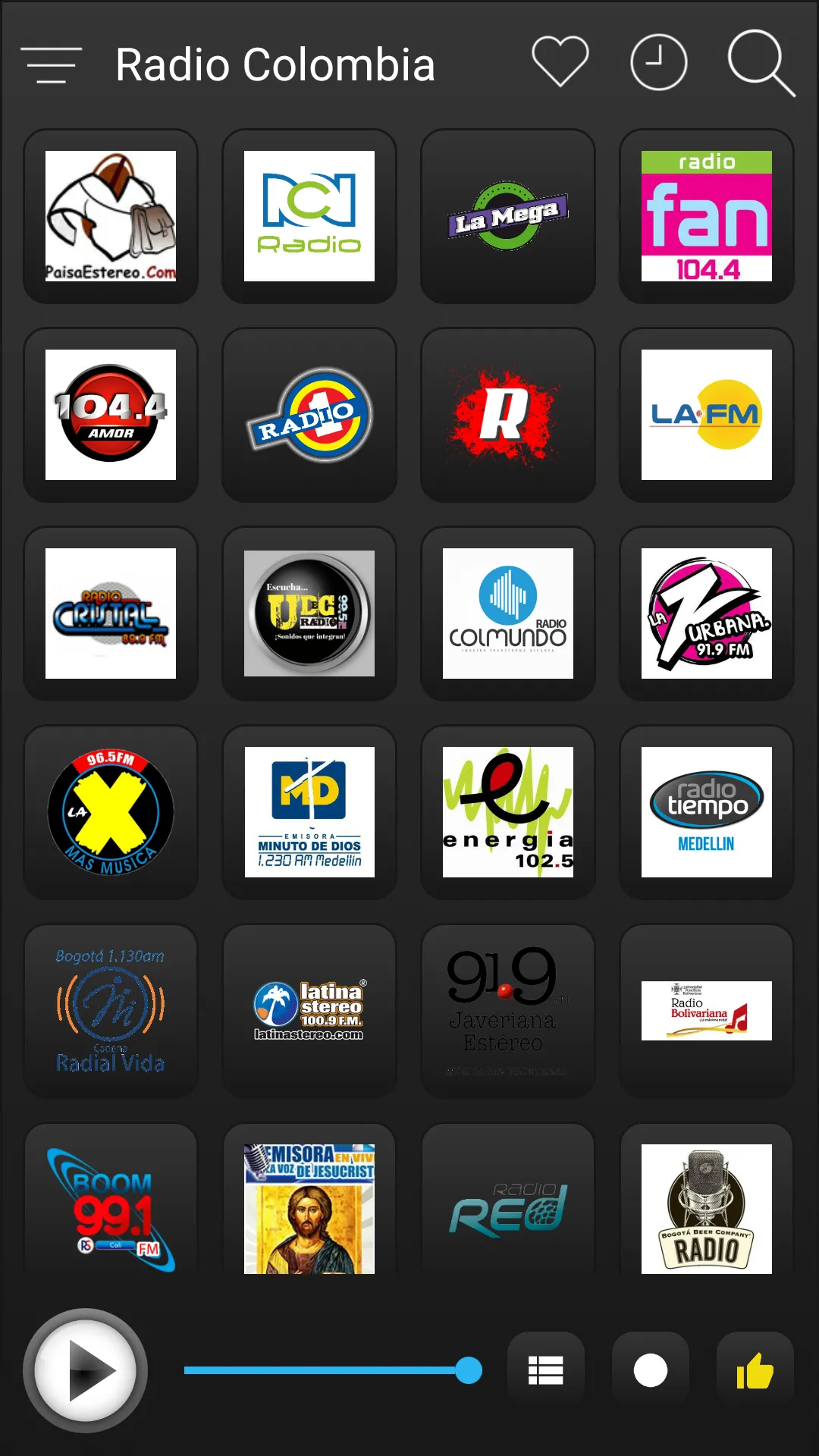 Colombia Radio FM AM Music | Indus Appstore | Screenshot