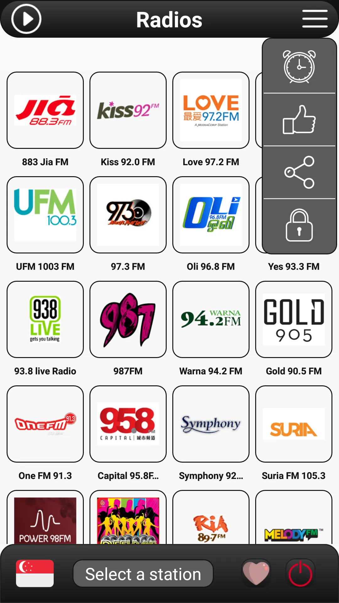 Singapore Radio FM | Indus Appstore | Screenshot