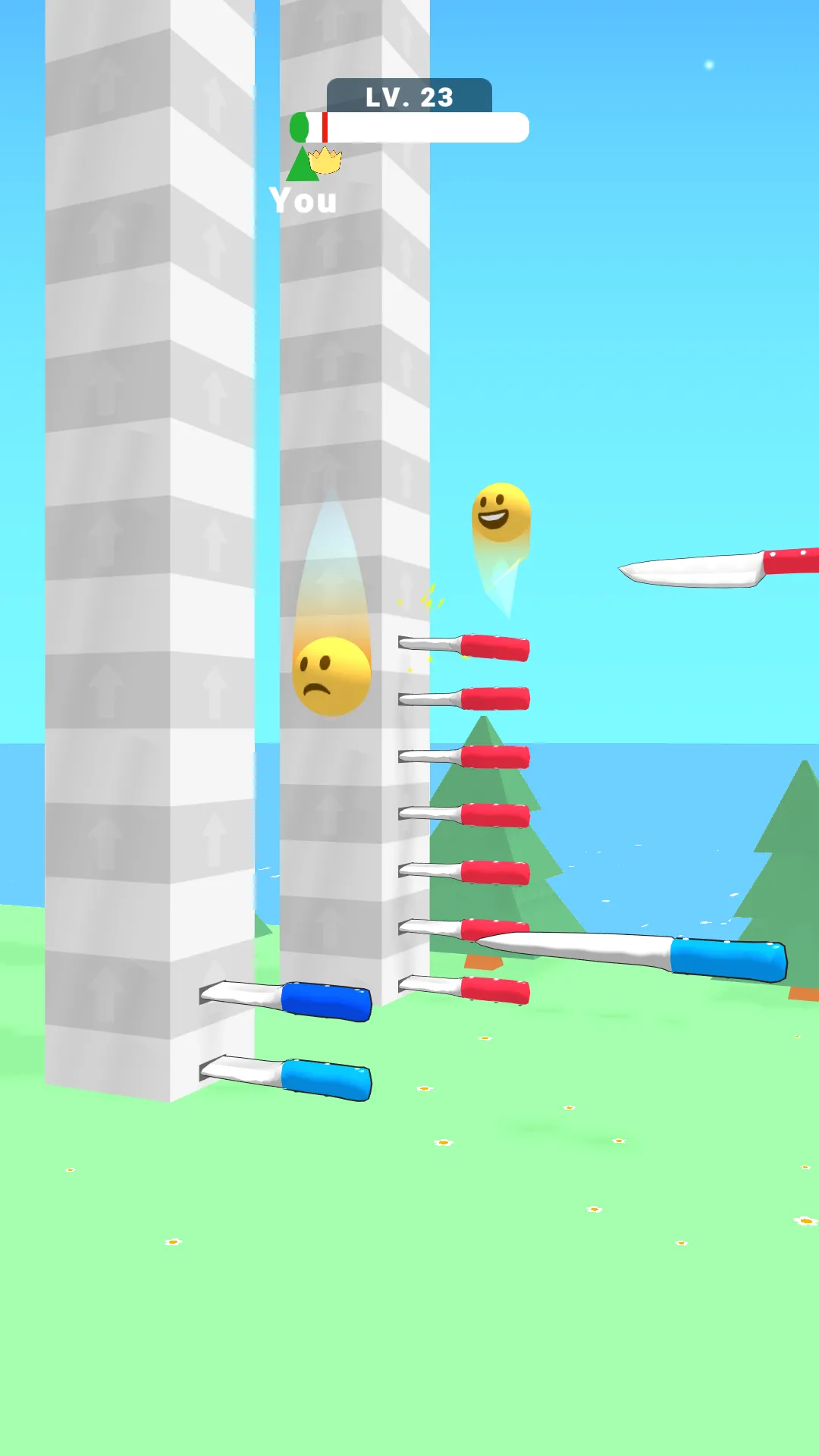 Ball Up: Knife Racing | Indus Appstore | Screenshot