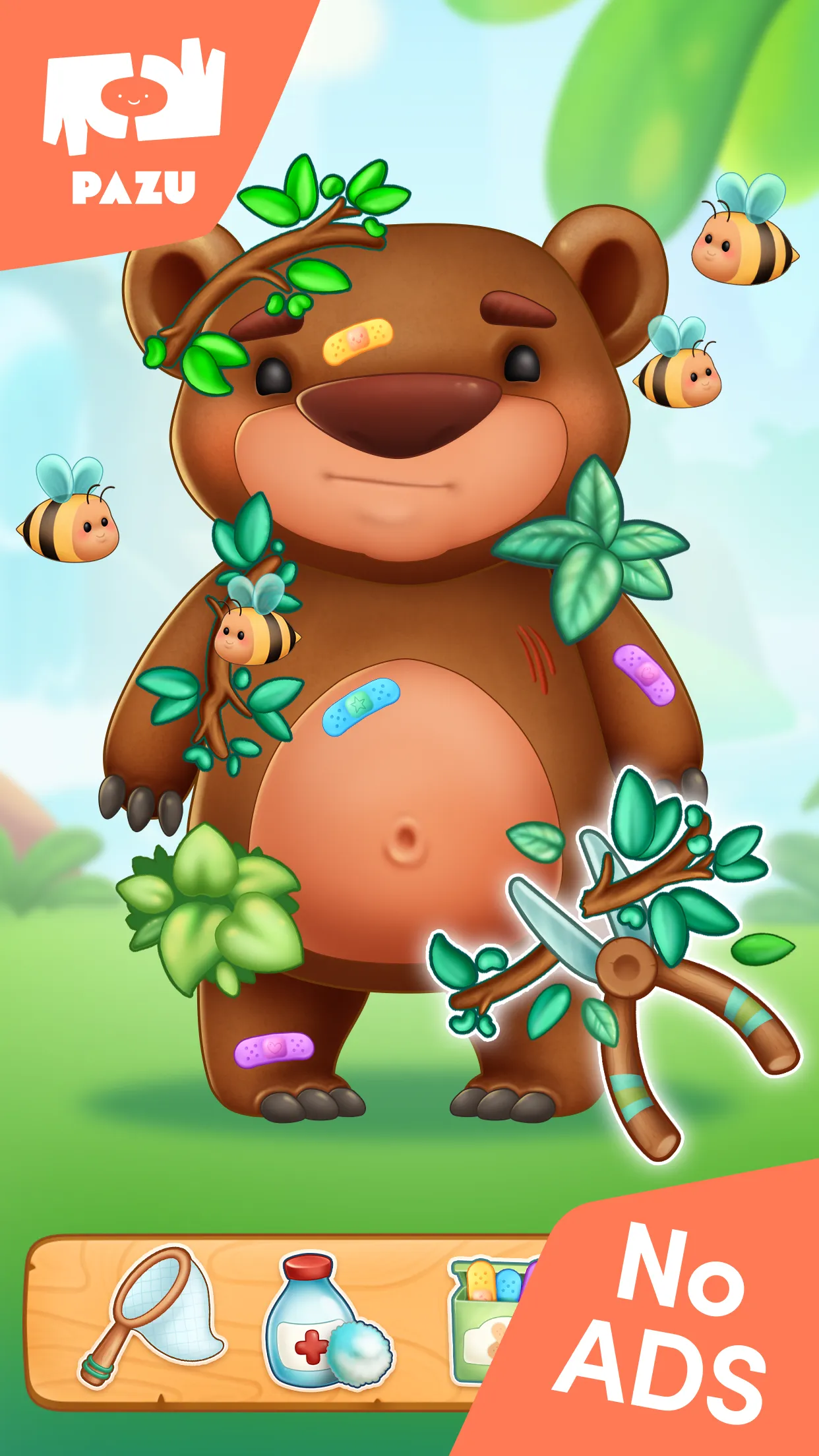 Jungle Animal Kids Care Games | Indus Appstore | Screenshot