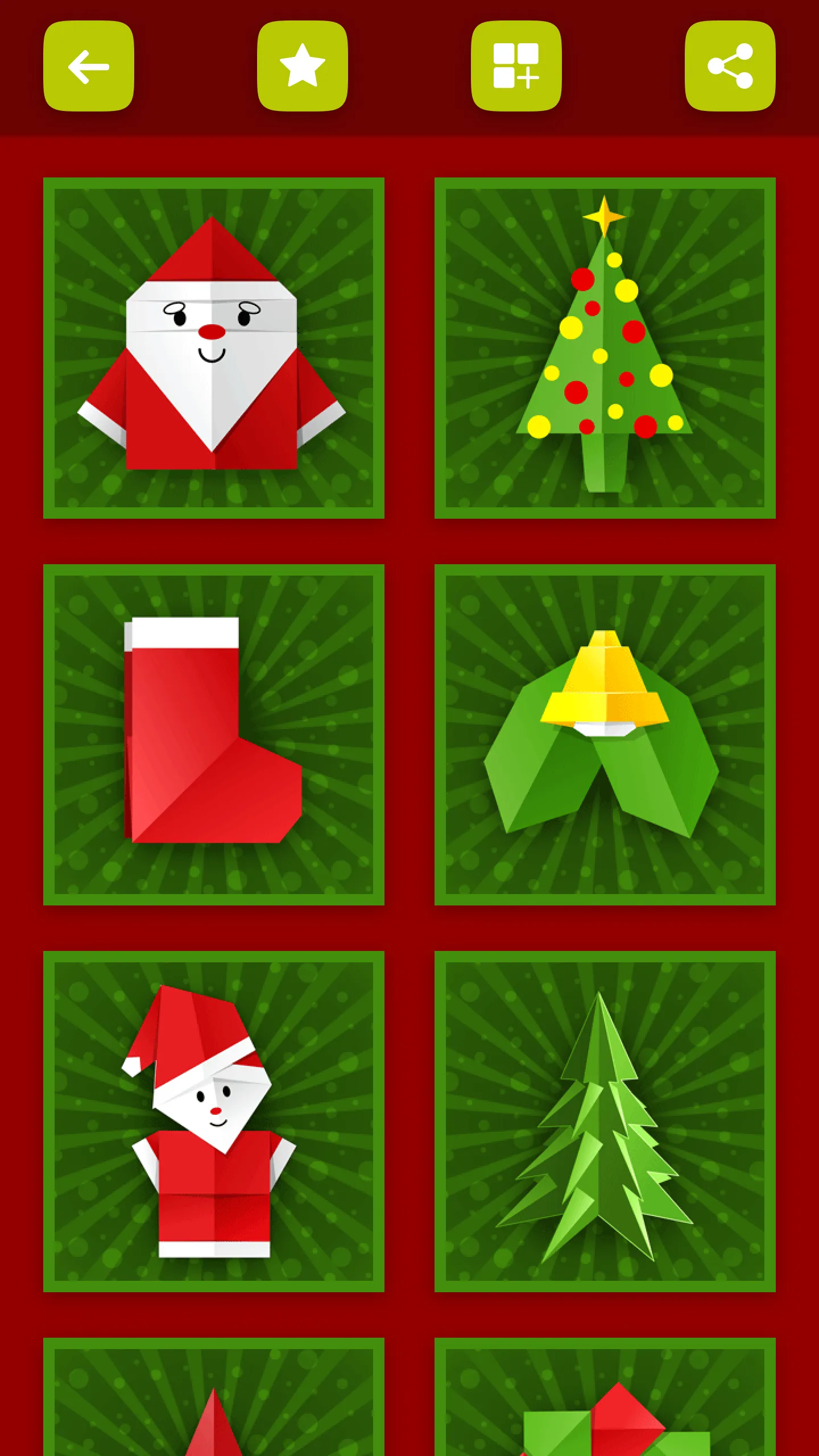 Origami Christmas Decorations | Indus Appstore | Screenshot