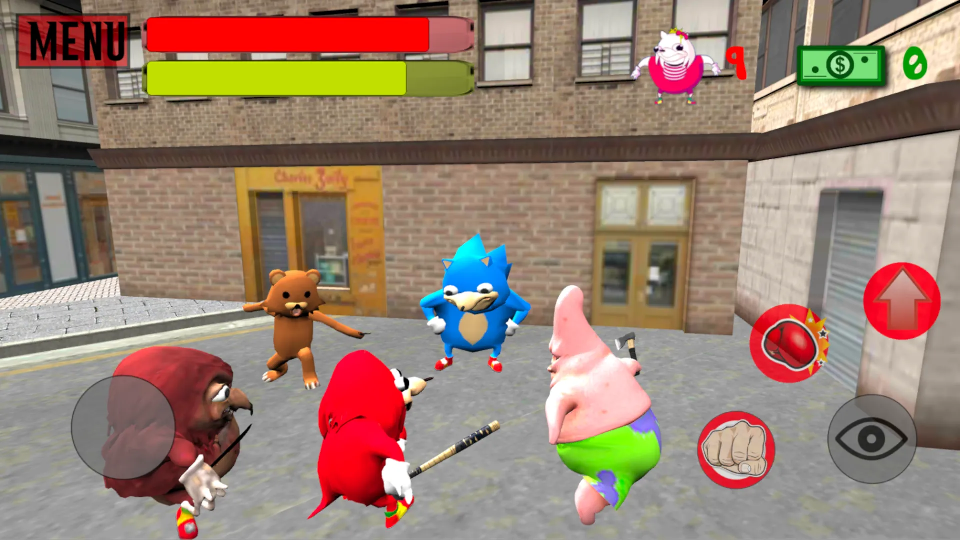 Ugandan Simulator. Knuckles 3D | Indus Appstore | Screenshot