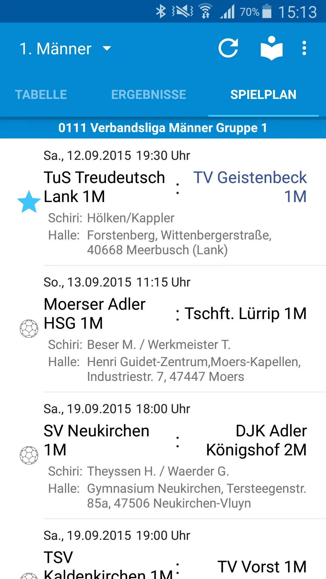 TV Einigkeit Geistenbeck | Indus Appstore | Screenshot