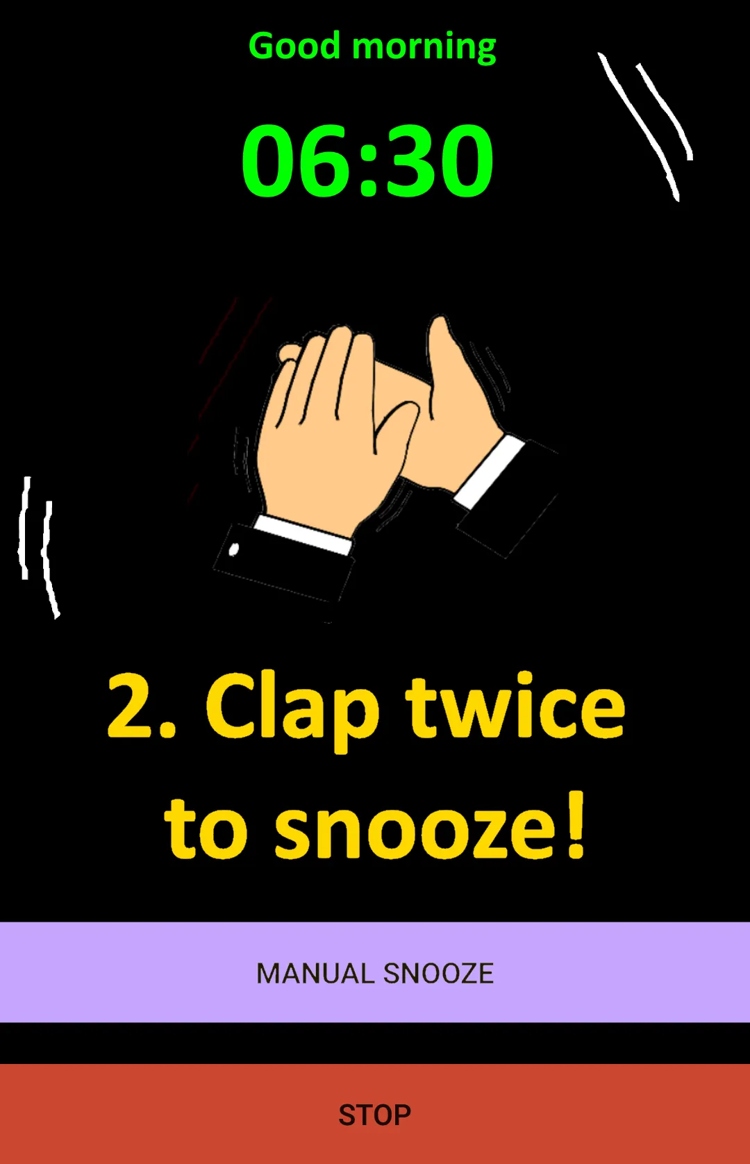 Alarm Clock: Clap to Snooze | Indus Appstore | Screenshot