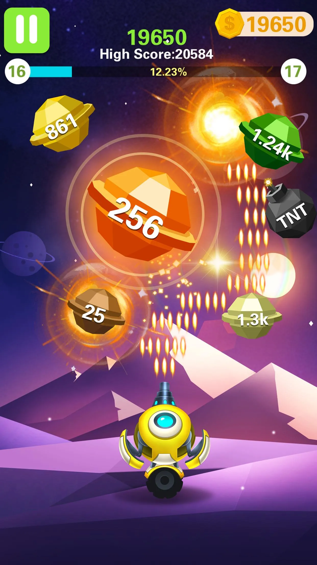 Rock Blast - Fire Ball | Indus Appstore | Screenshot