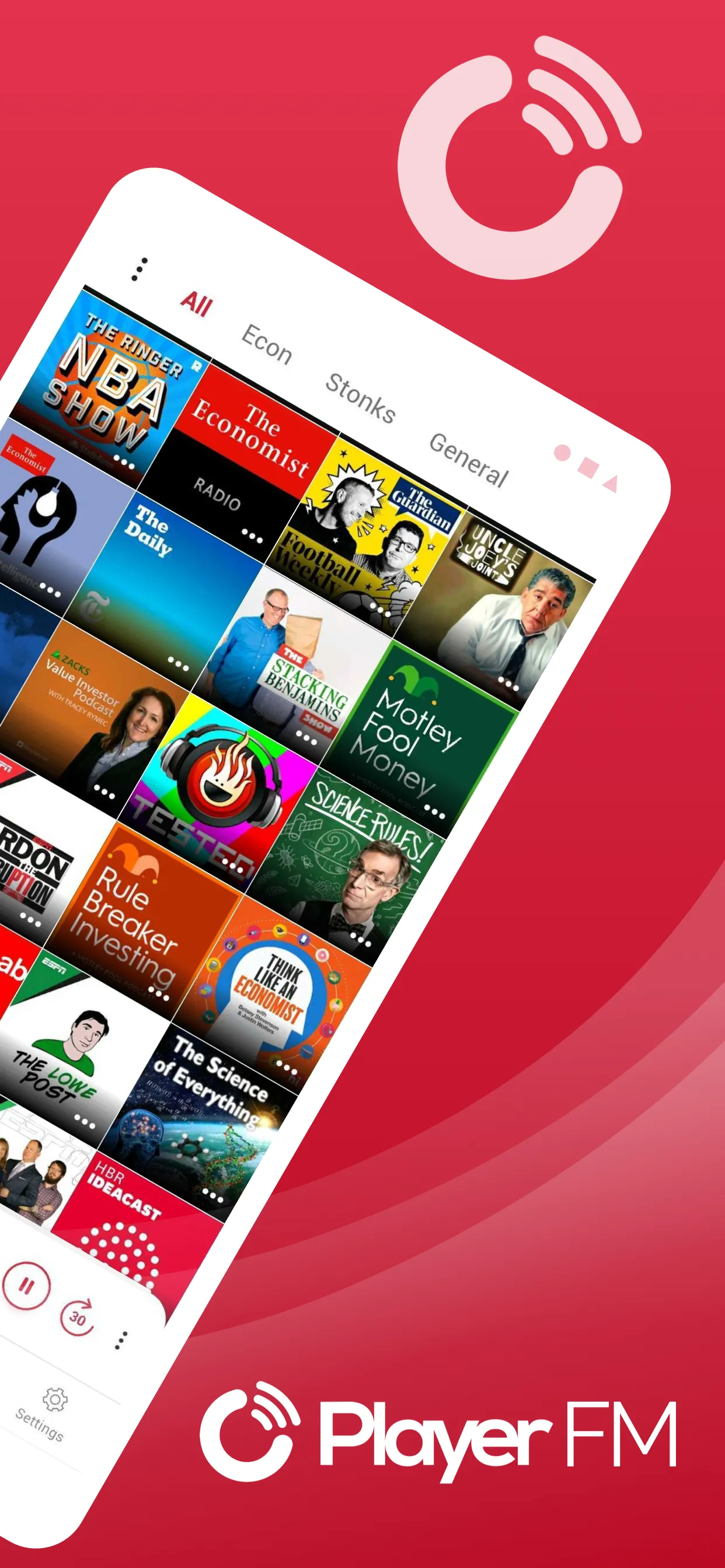 Offline Podcast App: Player FM | Indus Appstore | Screenshot