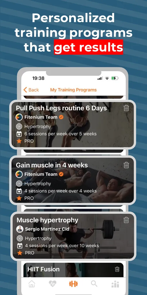 FITENIUM workout coach tracker | Indus Appstore | Screenshot